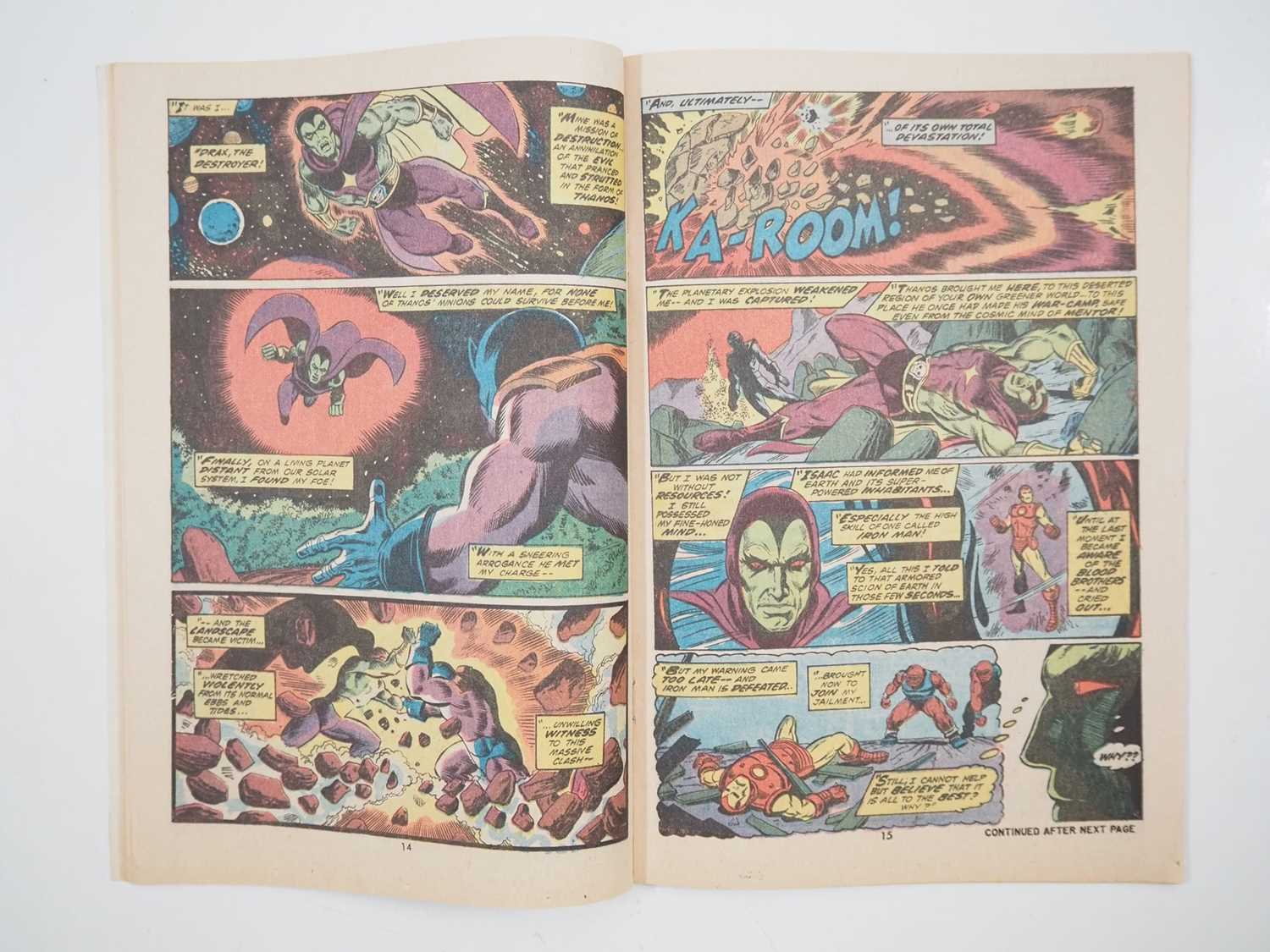 IRON MAN #55 - (1973 - MARVEL - UK Price Variant) KEY Bronze Age Book with multiple First - Image 9 of 27