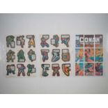 TOPPS 1976 MARVEL COMIC BOOK HEROES COMPLETE STICKER & PUZZLE CARD SET - Set is complete with 40