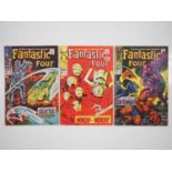 FANTASTIC FOUR #74, 75, 76 (3 in Lot) - (1968 - MARVEL) - Includes cover appearances of Galactus,