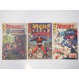 AVENGERS #17, 43, 50 (3 in Lot) - (1965/1968 - MARVEL) Includes the first appearance of the Red