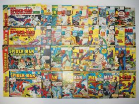 SUPER SPIDER-MAN WITH THE SUPER-HEROES (41 in Lot) - (1976 MARVEL UK) - Full complete unbroken run