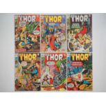 THOR #178, 179, 180, 181, 182, 183 - (6 in Lot) - (1970 - MARVEL - UK & US Cover Price) - Includes