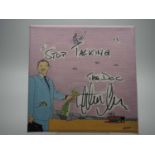 Martin Clunes 'Doc Martin' signed canvas with artwork added by Brenden Howard (Local Dorset