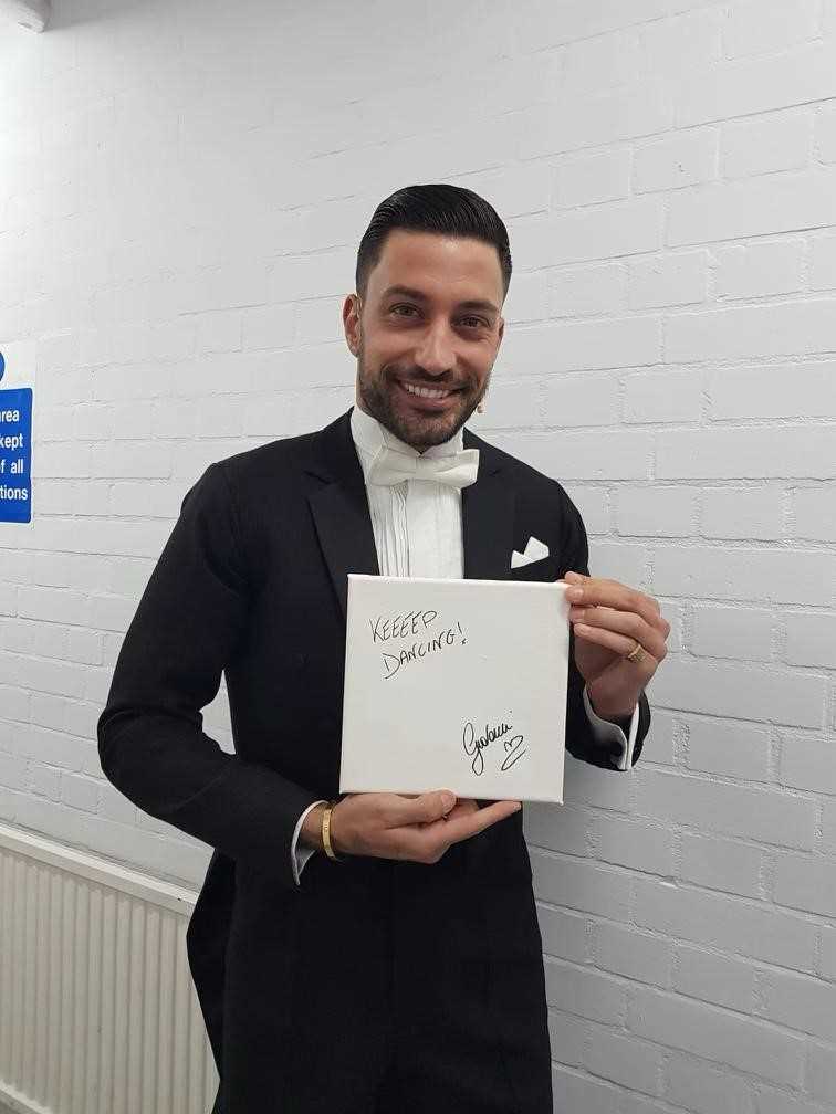 Giovanni Pernice signed canvas with artwork added by Steph Horan a Graphic Designer local to the - Image 3 of 3