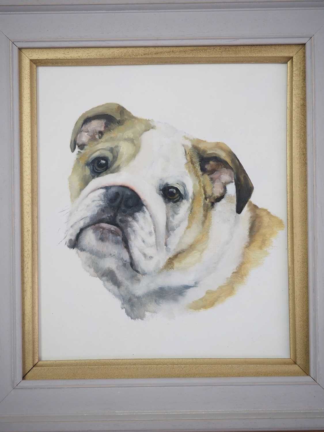 Sean Constantine O'Grady 'BRITISH BULLDOG' - 9" x 10.5" in a 14" x 15" frame (no glass) -