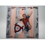 AFC Bournemouth women's team - One of three canvases signed by the entire AFC Bournemouth Women's