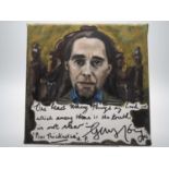 Guy Henry - Harry Potter with artwork added by Ruby Ramdharry an A-Level art student of Guy Henry in