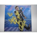 Dermot O'Leary signed canvas with artwork added by Dhanraz Ramdharry - Inspired by Dermot's famous