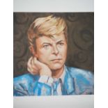 Dhanraz Ramdharry - DAVID BOWIE - 9/100 signed and hand numbered limited edition print from original