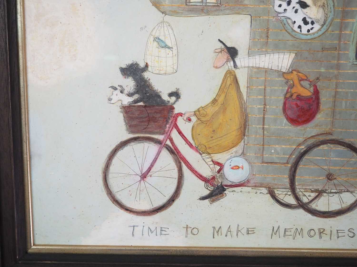 Sam Toft 'TIME TO MAKE MEMORIES' - mixed media and sgraffito on acid free board - signed - - Image 5 of 6