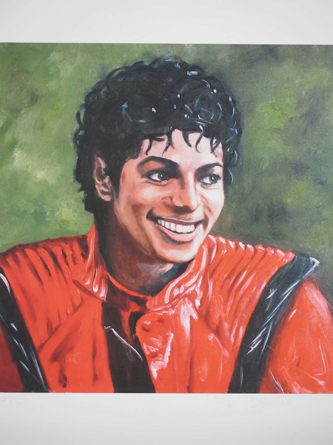 Dhanraz Ramdharry - MICHAEL JACKSON - 12 / 100 signed and hand numbered limited edition print from