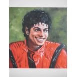 Dhanraz Ramdharry - MICHAEL JACKSON - 12 / 100 signed and hand numbered limited edition print from