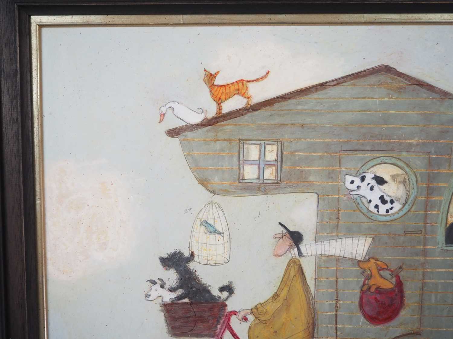 Sam Toft 'TIME TO MAKE MEMORIES' - mixed media and sgraffito on acid free board - signed - - Image 3 of 6