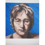 JOHN LENNON - Dhanraz Ramdharry - 1/100 signed and hand numbered limited edition print from original