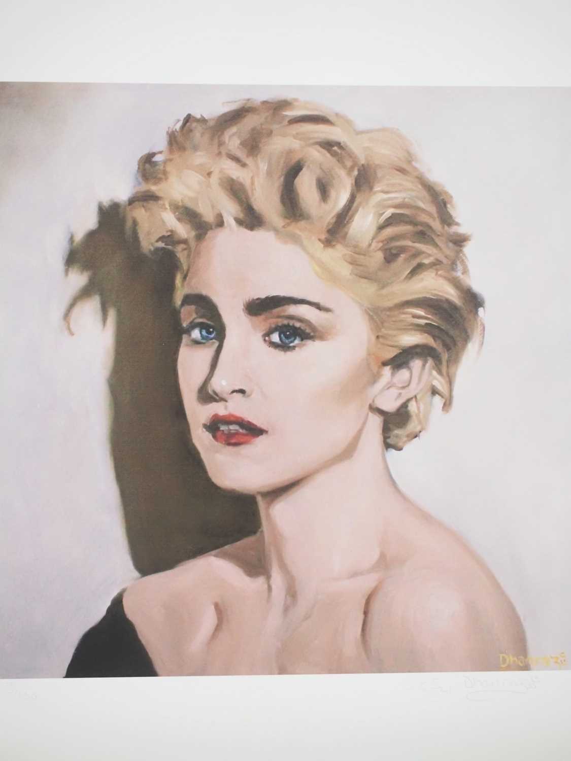 Dhanraz Ramdharry - MADONNA - 3/100 signed and hand numbered limited edition print from original art