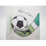 Bob Wilson - signed canvas with artwork created and added by Bob Wilson himself. Not only a safe