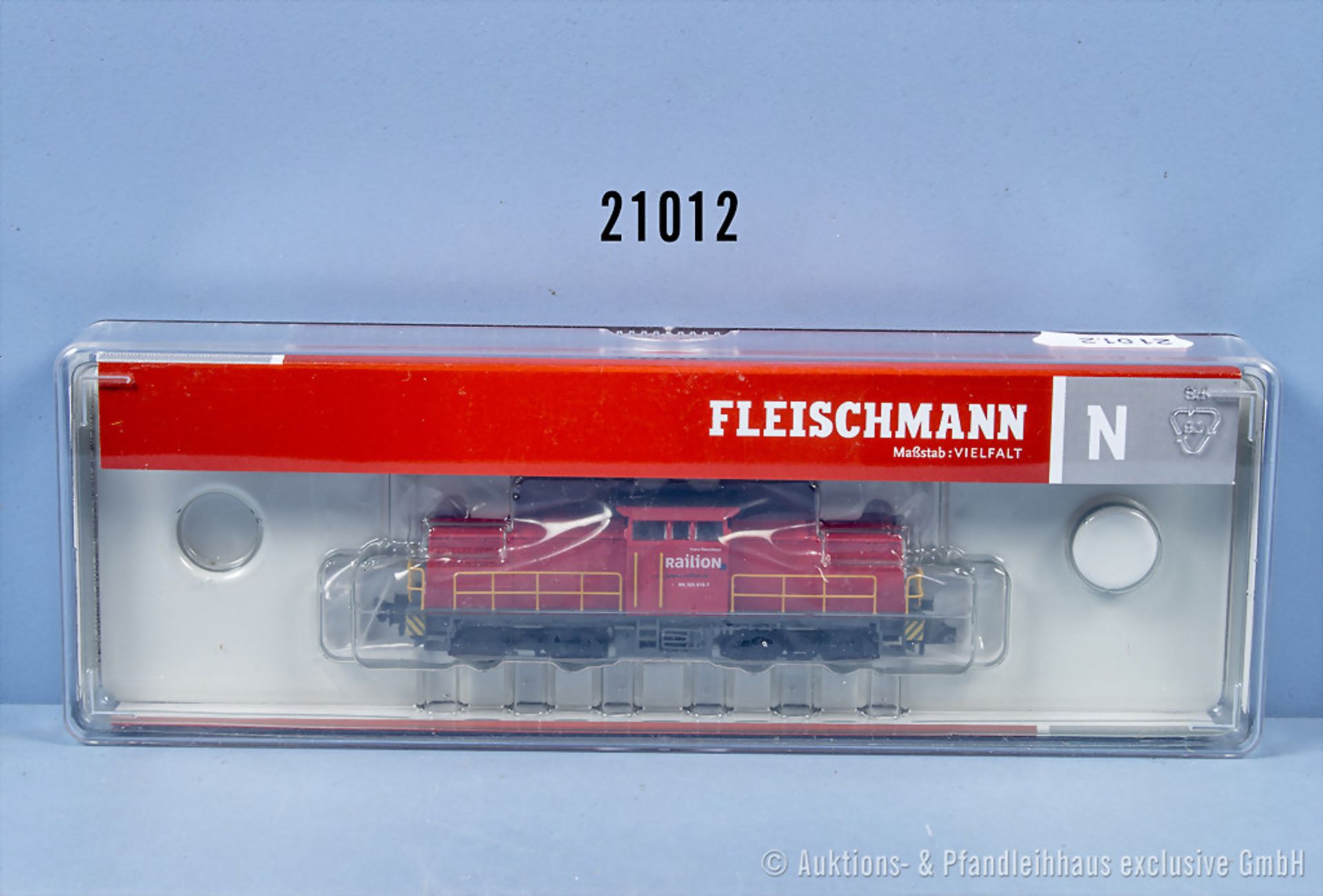 Fleischmann Spur N Diesellok der Railion, BN RN204 616-7, n.A.d.E. digitalisiert, ...