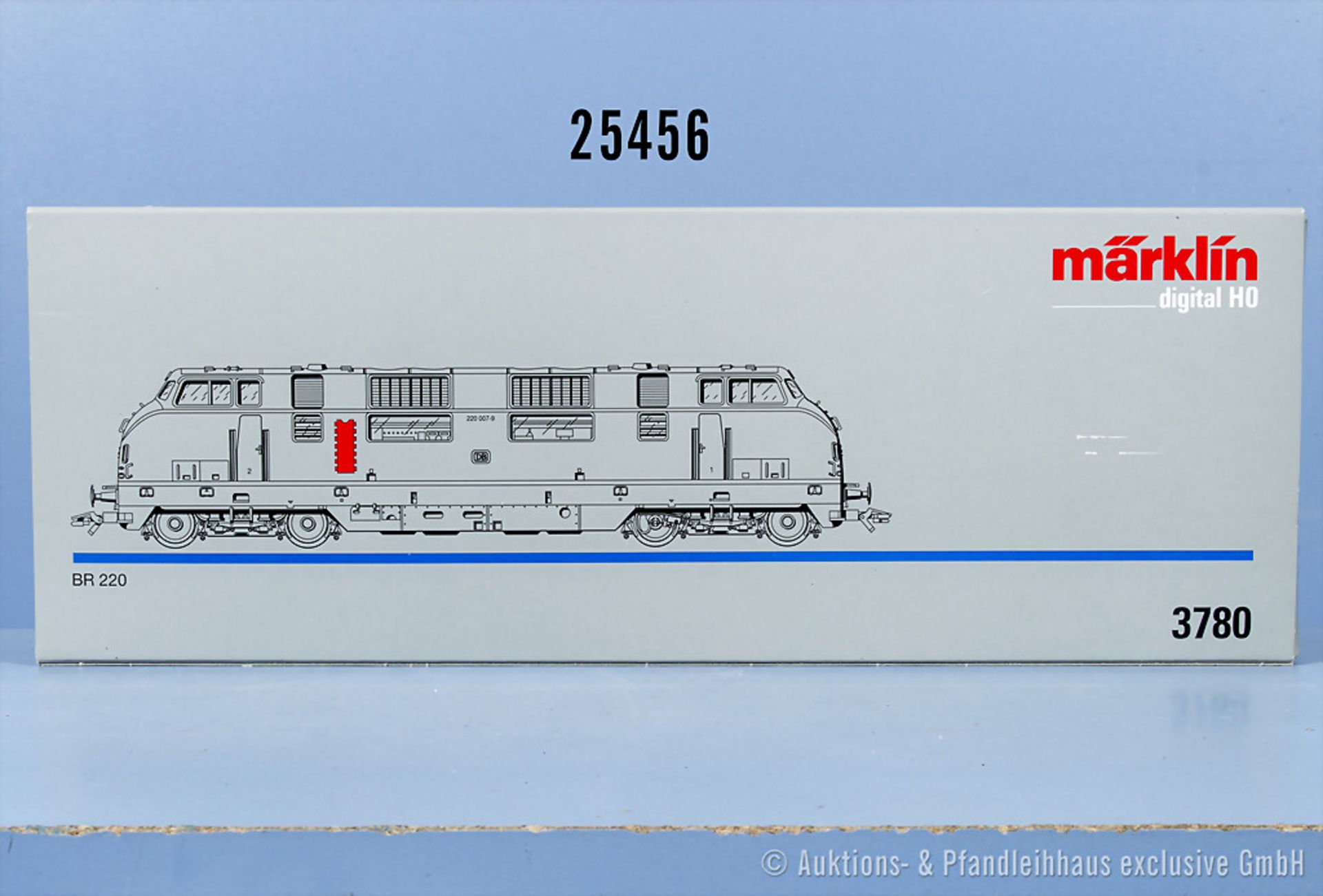 Märklin digital H0 3780 Diesellok der DB, BN 220 007-9, Zustand 1, in ...