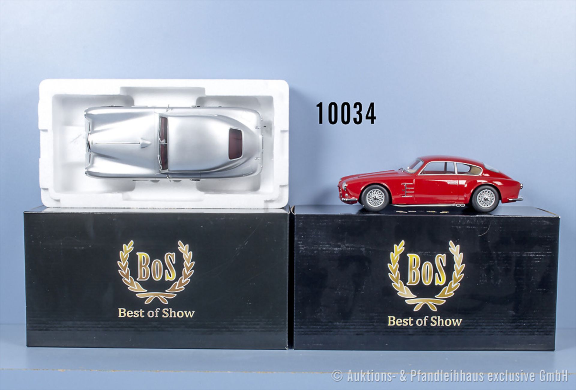 2 Best of Show Modellfahrzeuge, Maseratti A6G 2000 Zagato und Aston Martin DB2 FHC ...