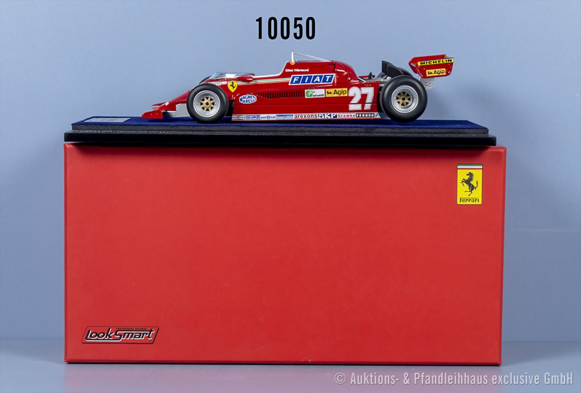 Looksmart LS18RC02 Ferrari 126 CK Spain GP 1981, Metall, M 1:18, Z 0-1, OVP, ...