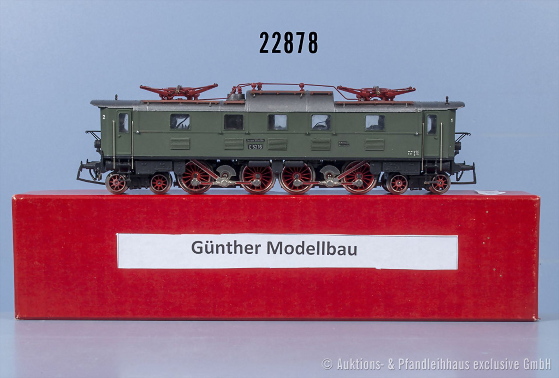 Günther H0 E-Lok der DB, BN E52 16, Zustand 1-2, in ...