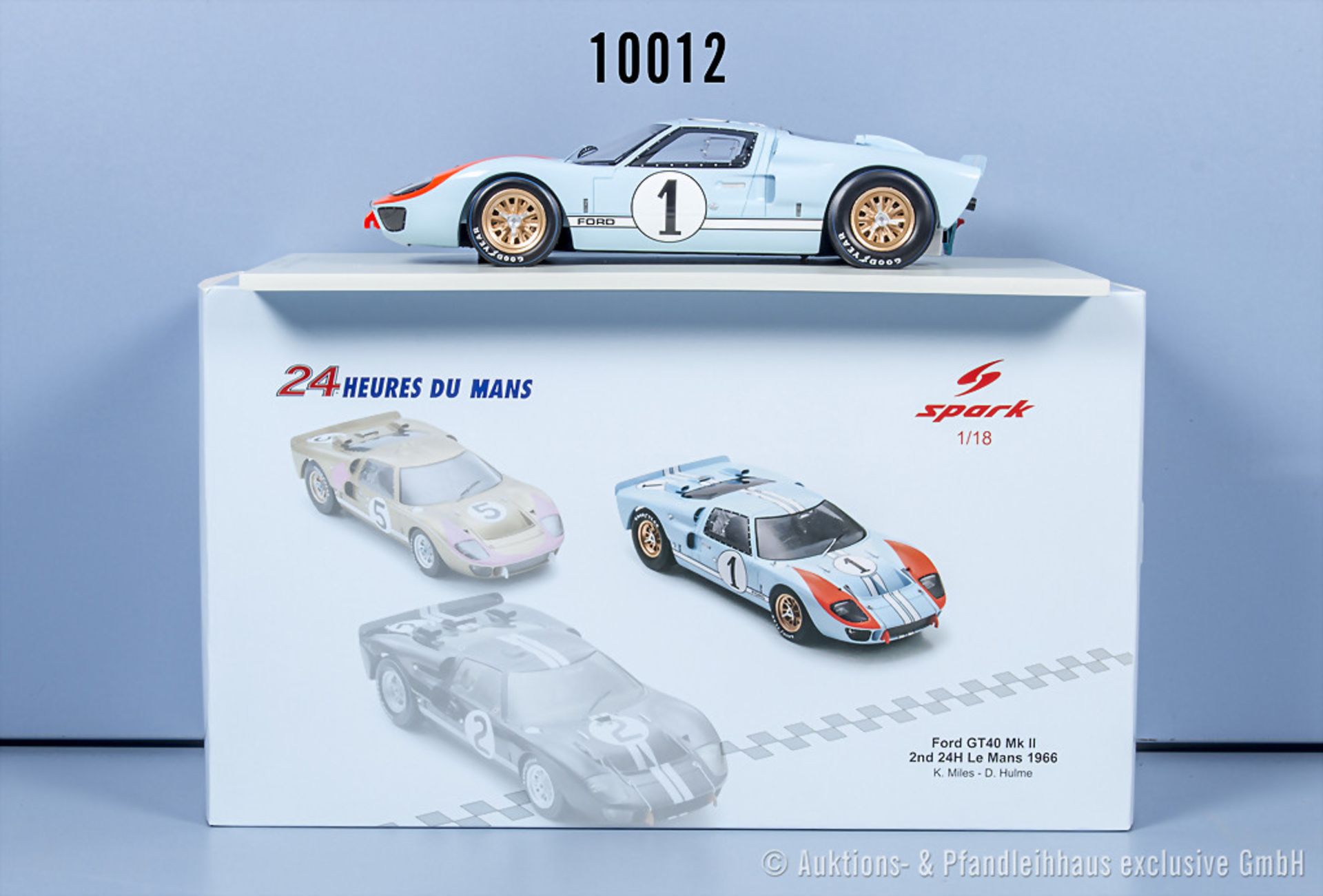 Sparkmodel/Minimax Ford GT40 Mk II, Metall, M 1:18, Z 0-1, ...