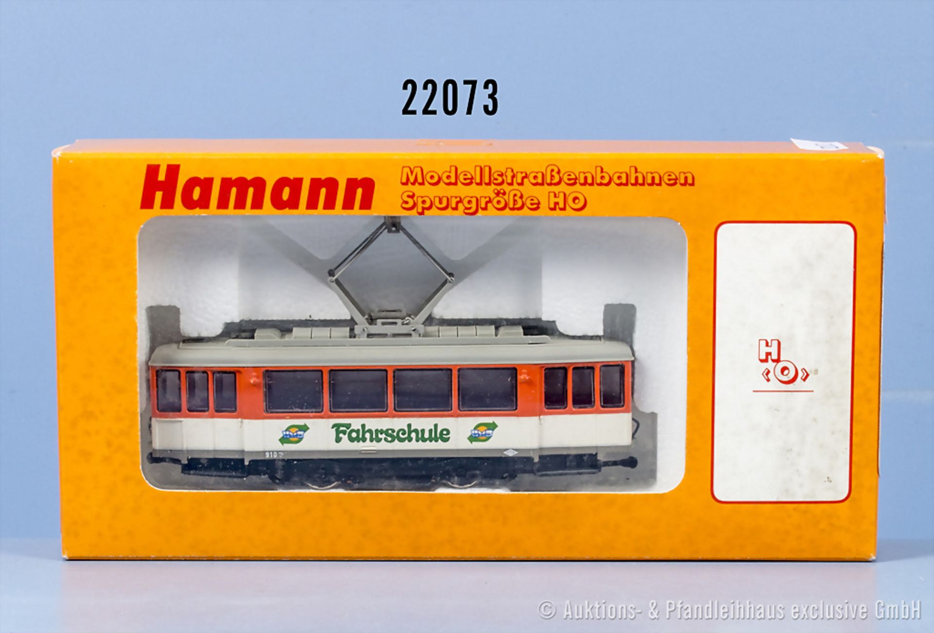 Hamann H0 Fahrschultriebwagen der Dortmunder Straßenbahn, BN 910, Zustand 0-1, in OVP, ...