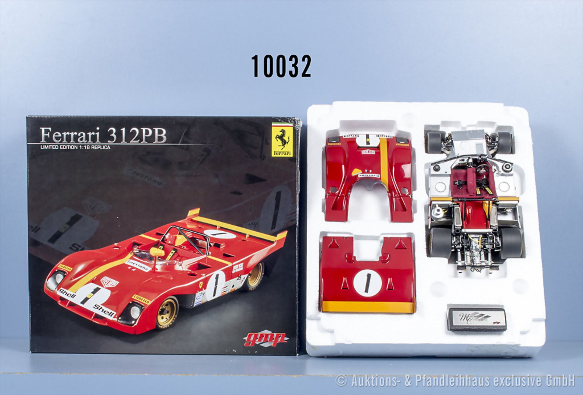 gmp G1804107 Ferrari 312PB, Metall, M 1:18, Z 0-1, OVP, ...