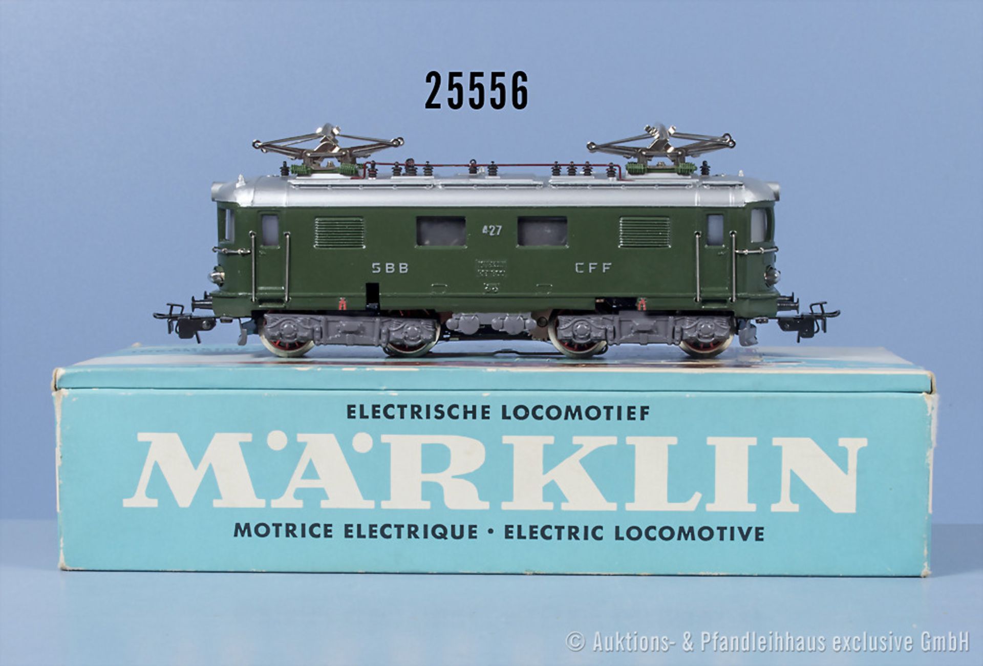 Märklin H0 3014 Typ 3 E-Lok der SBB, BN 427, Zustand 2, in OVP, restauriert, OVP ...