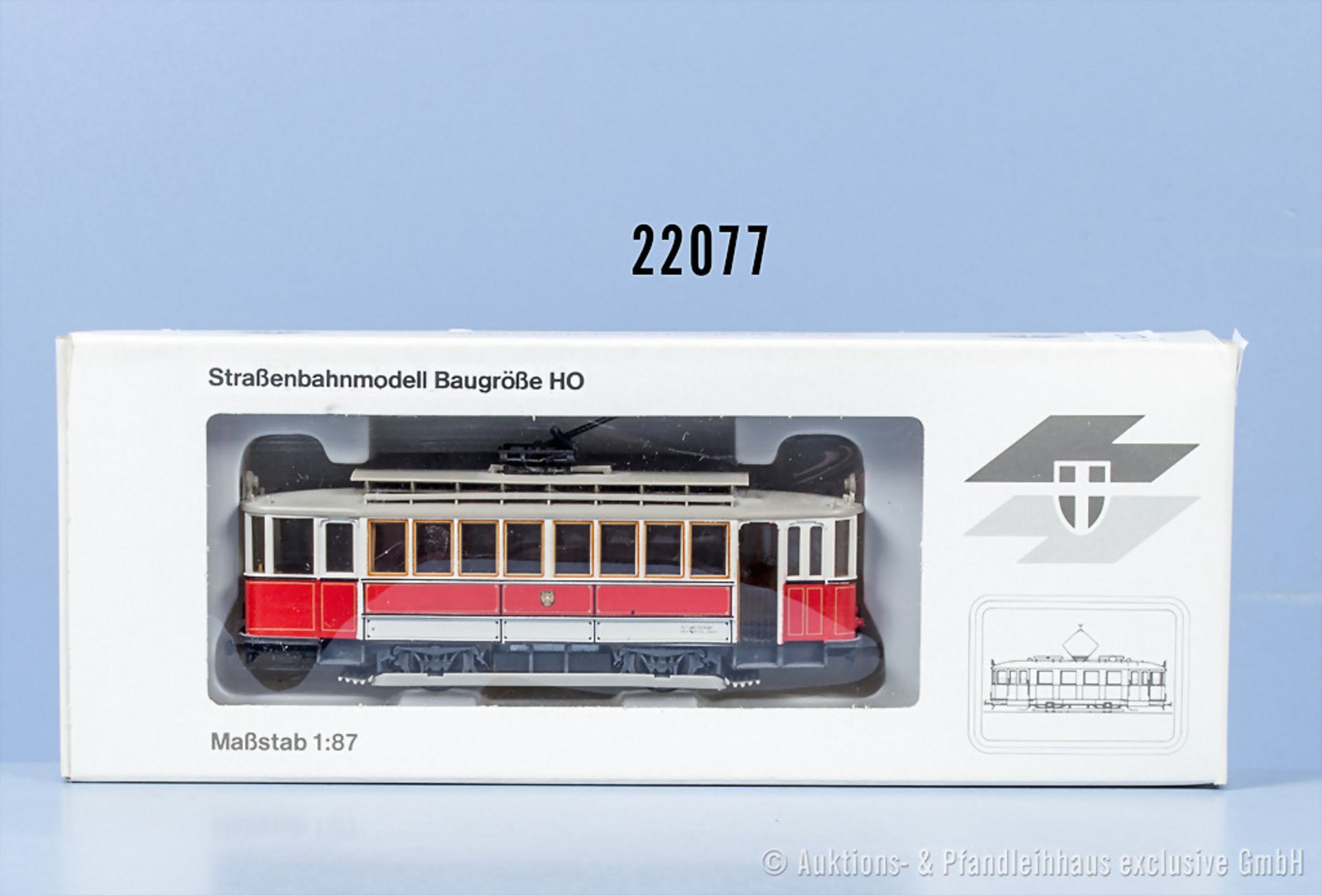 Wiener Linien H0 Straßenbahn Triebwagen, Typ K, Zustand 1, in ...