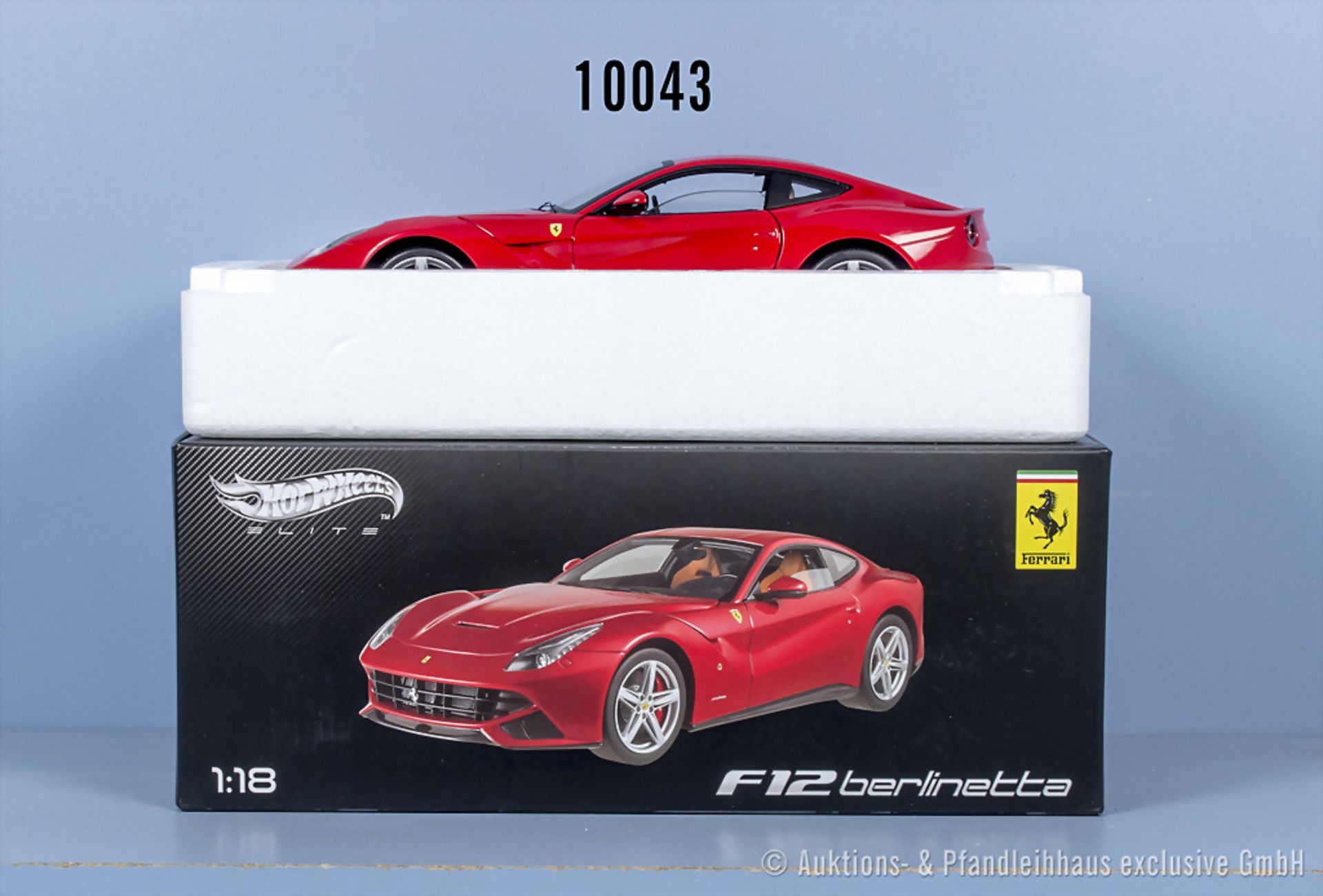 Hotwheels Elite Ferrari F12 berlinetta, Metall, M 1:18, Z 0-1, ...