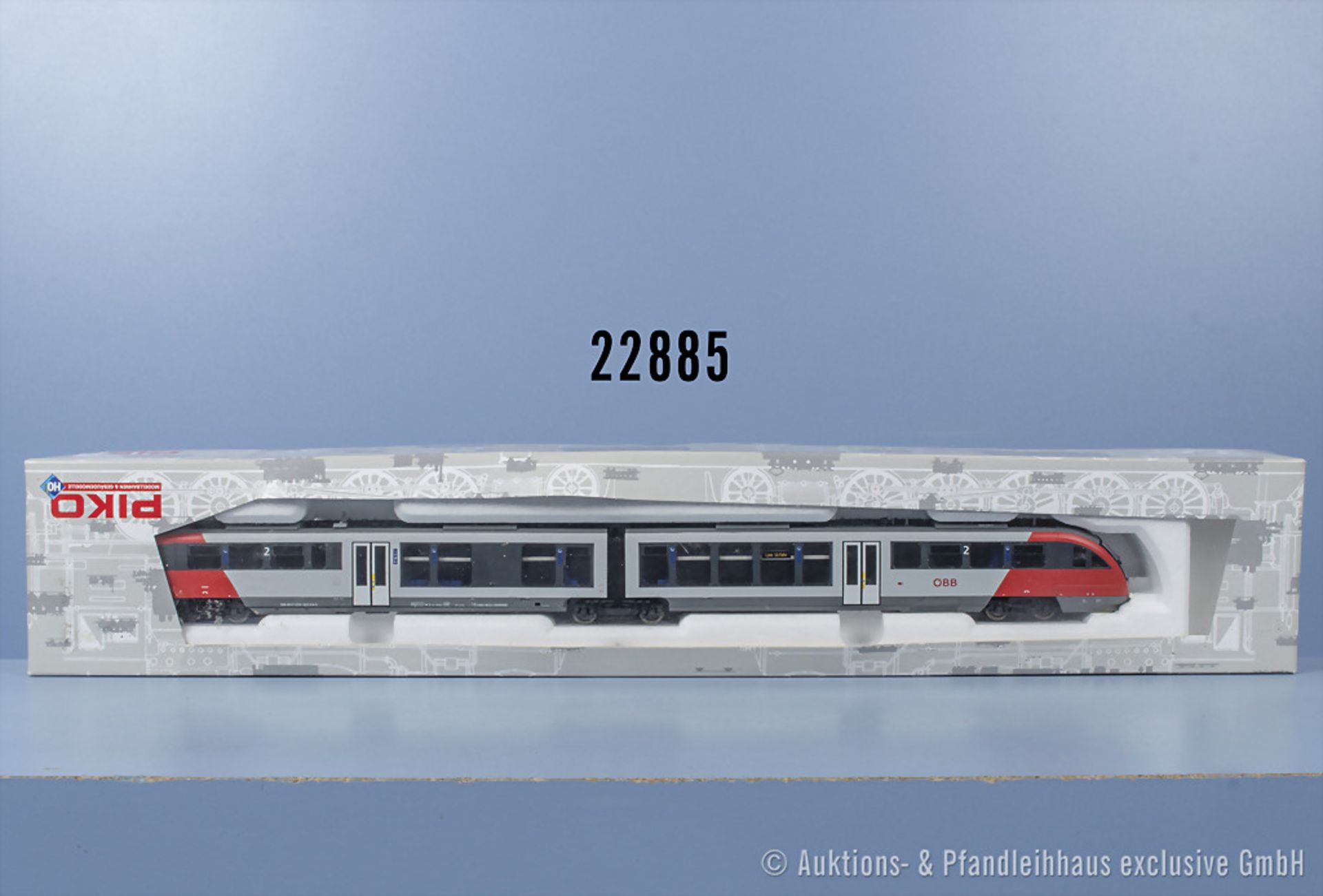 Piko H0 52016 2-teiliger Dieseltriebzug Desiro der ÖBB, BN 5022 016-9, Zustand 1, in ...