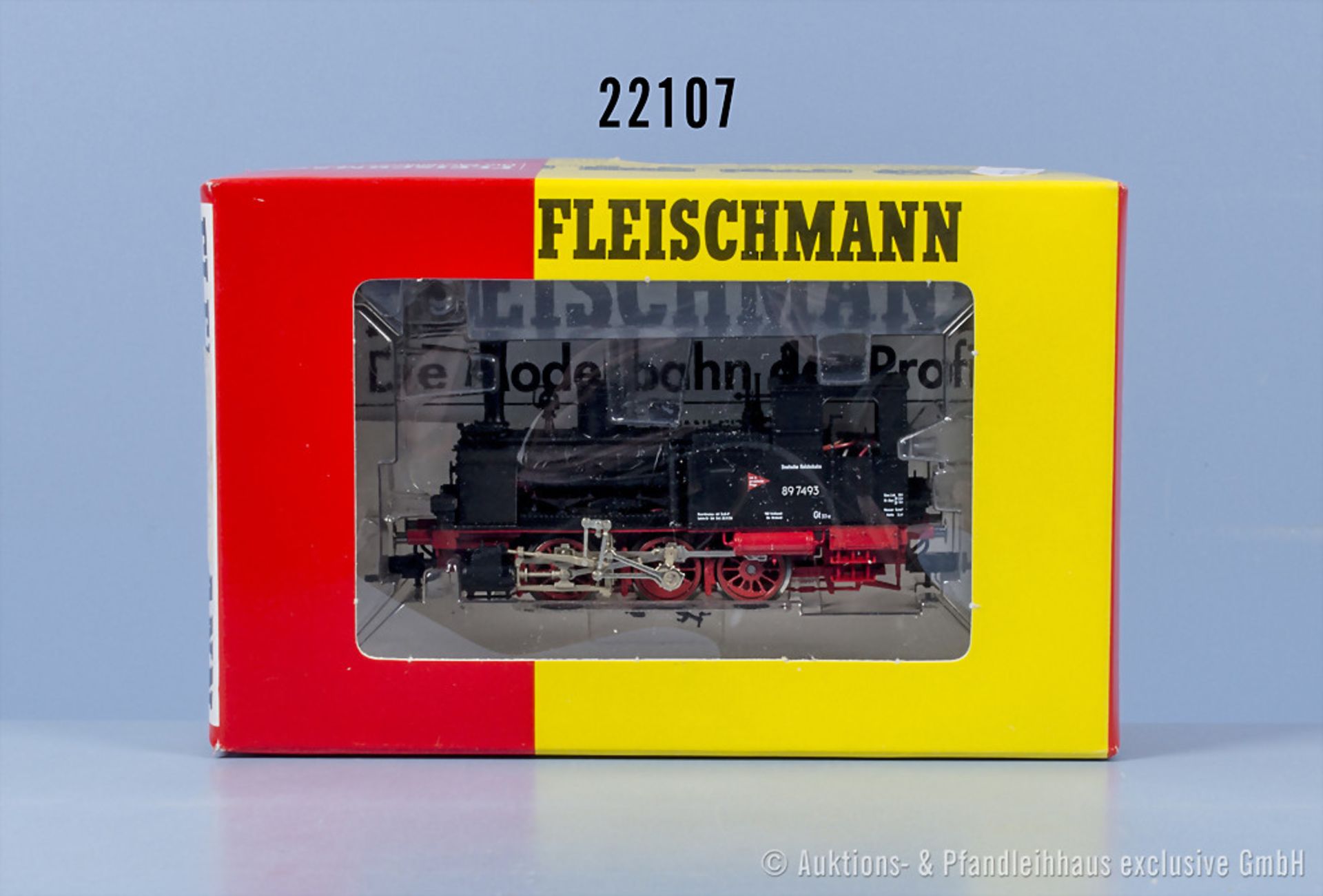 Fleischmann H0 Lokomotive 4012 Tenderlok der DB, BN 89 7493, mit Digitalschnittstelle, ...