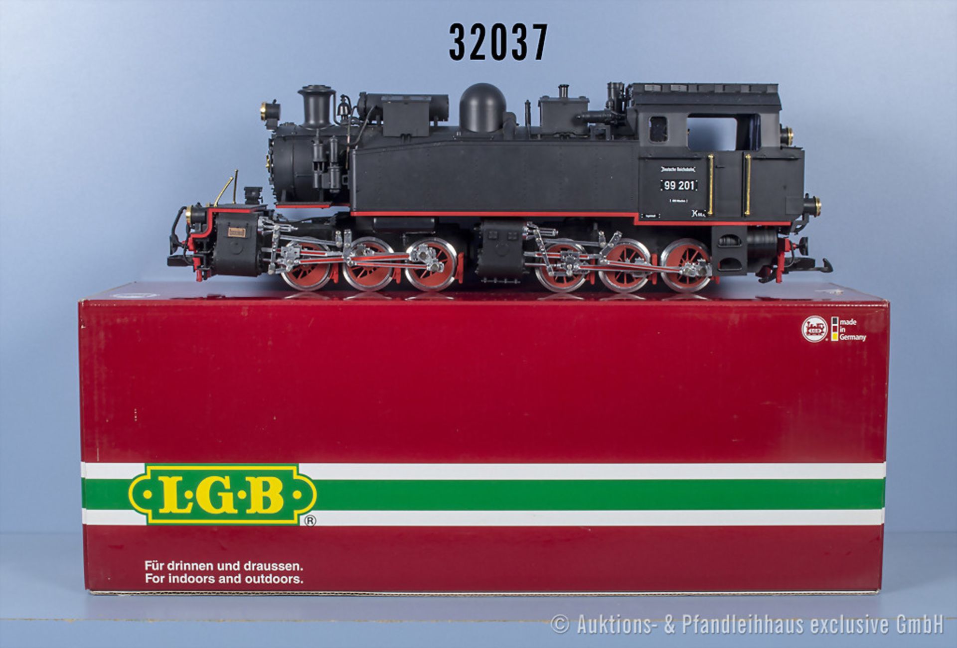 LGB Spur IIm 22852 Tenderlok der DR, BN 99 201, Zustand 1, in ...