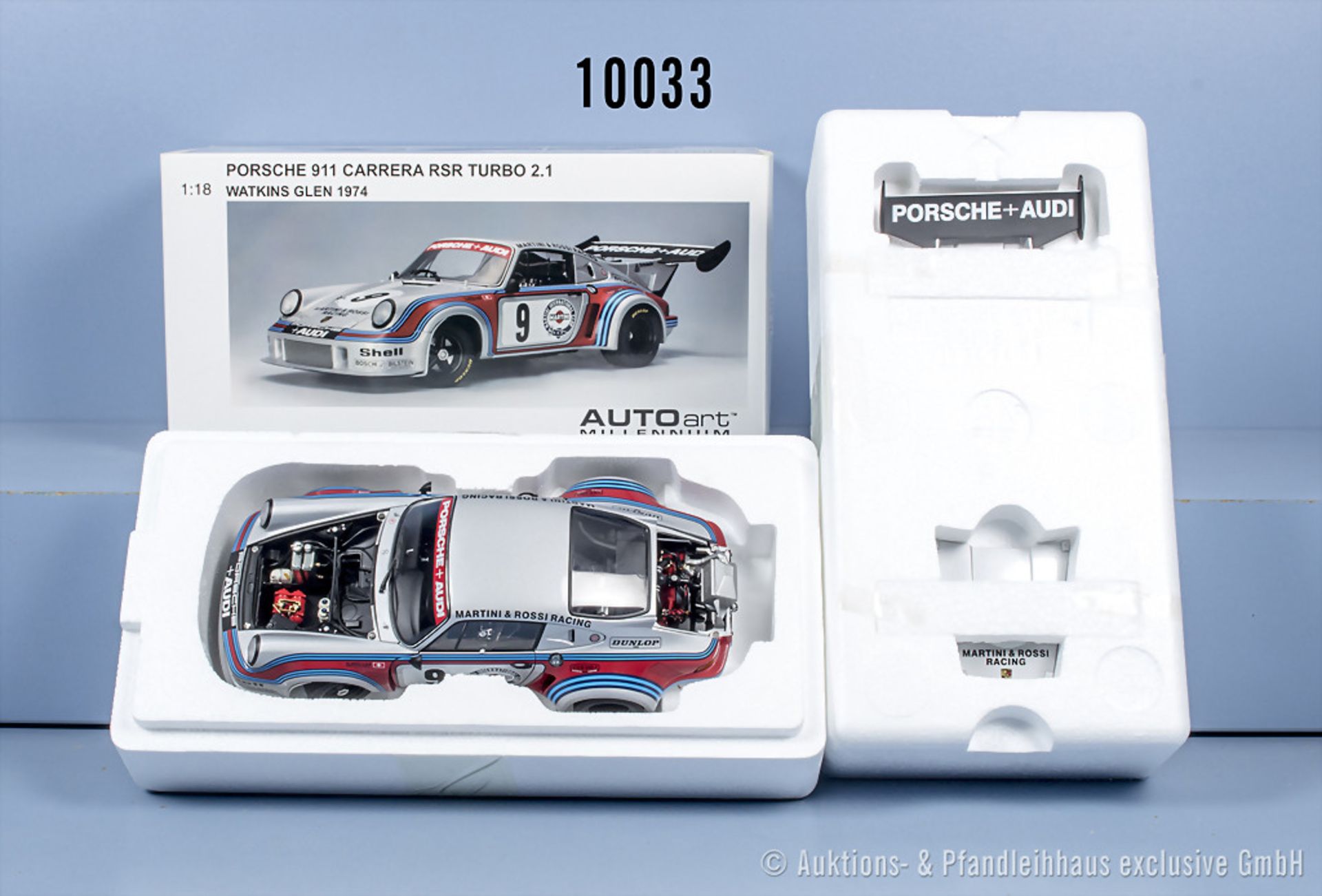 Autoart Porsche 911 Carrera RSR Turbo Metall, M 1:18, Z 0-1, ...