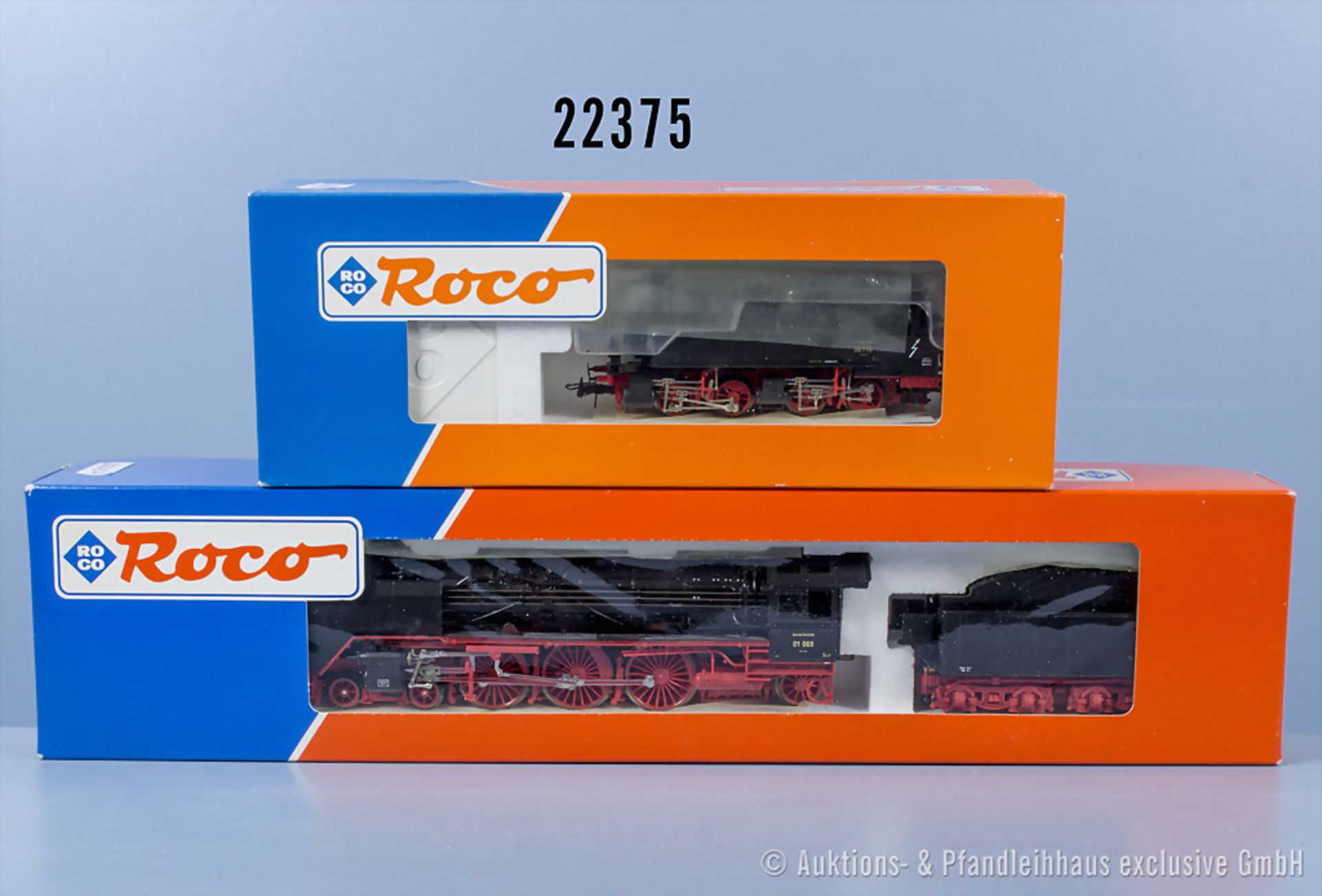 2 Roco H0 Lokomotiven, dabei 43282 Tenderlok der DRG, BN 98 715 und 43316 ...