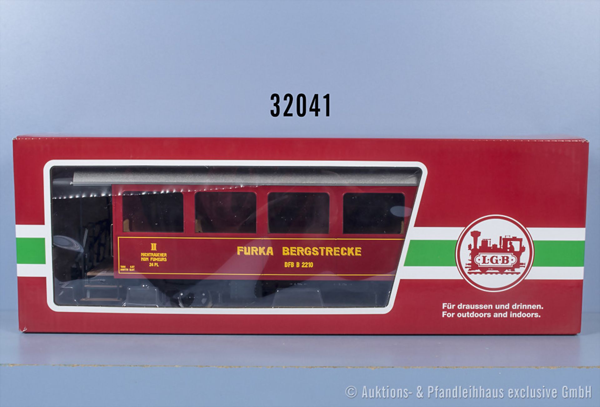 LGB Spur IIm 30562 DFB Personenwagen, Zustand 1, in ...