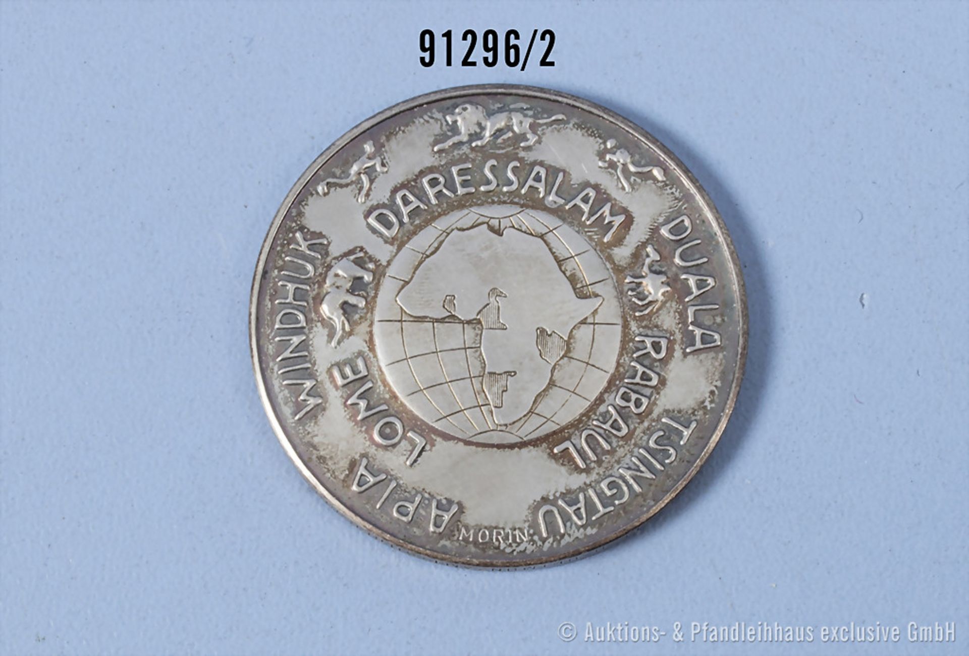 Deutsches Reich Silbermedaille, Reichskolonialbund-Medaille auf die 50-Jahrfeier des ... - Image 2 of 2