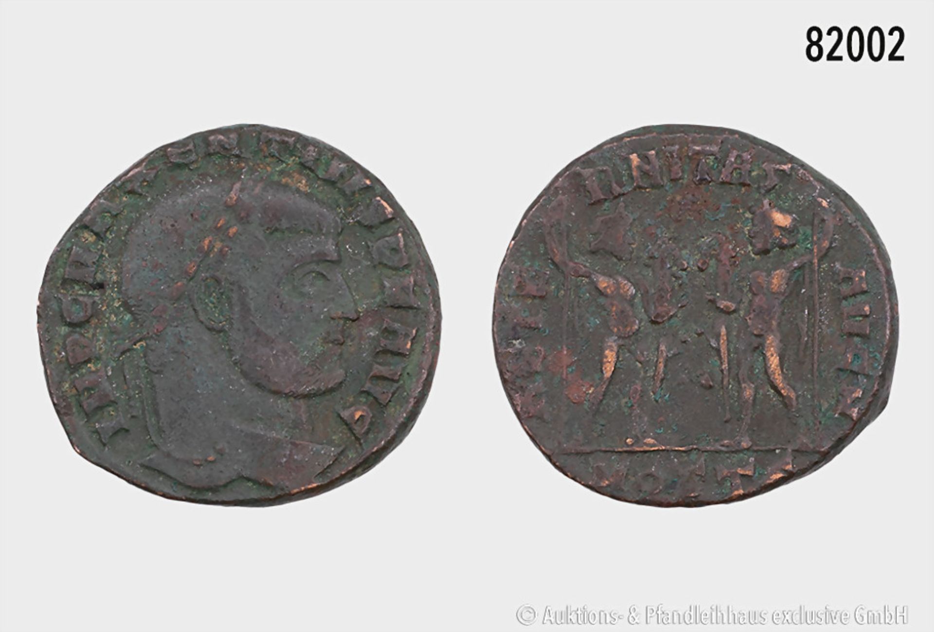 Römische Kaiserzeit, Maxentius (306-312), Follis, Ostia, 6,89 g, 23 mm, RIC 35, sehr ...