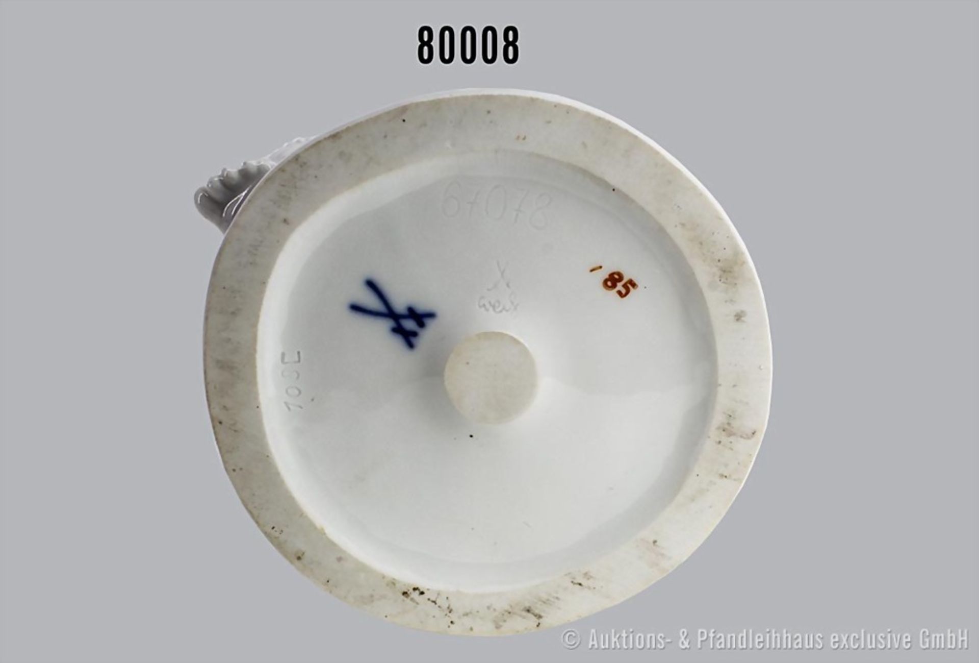 Porzellan, chinesische Marktfrau, Meissen, 1. Wahl, 108e/85/67078, ca. 1950er Jahre, ... - Bild 3 aus 3