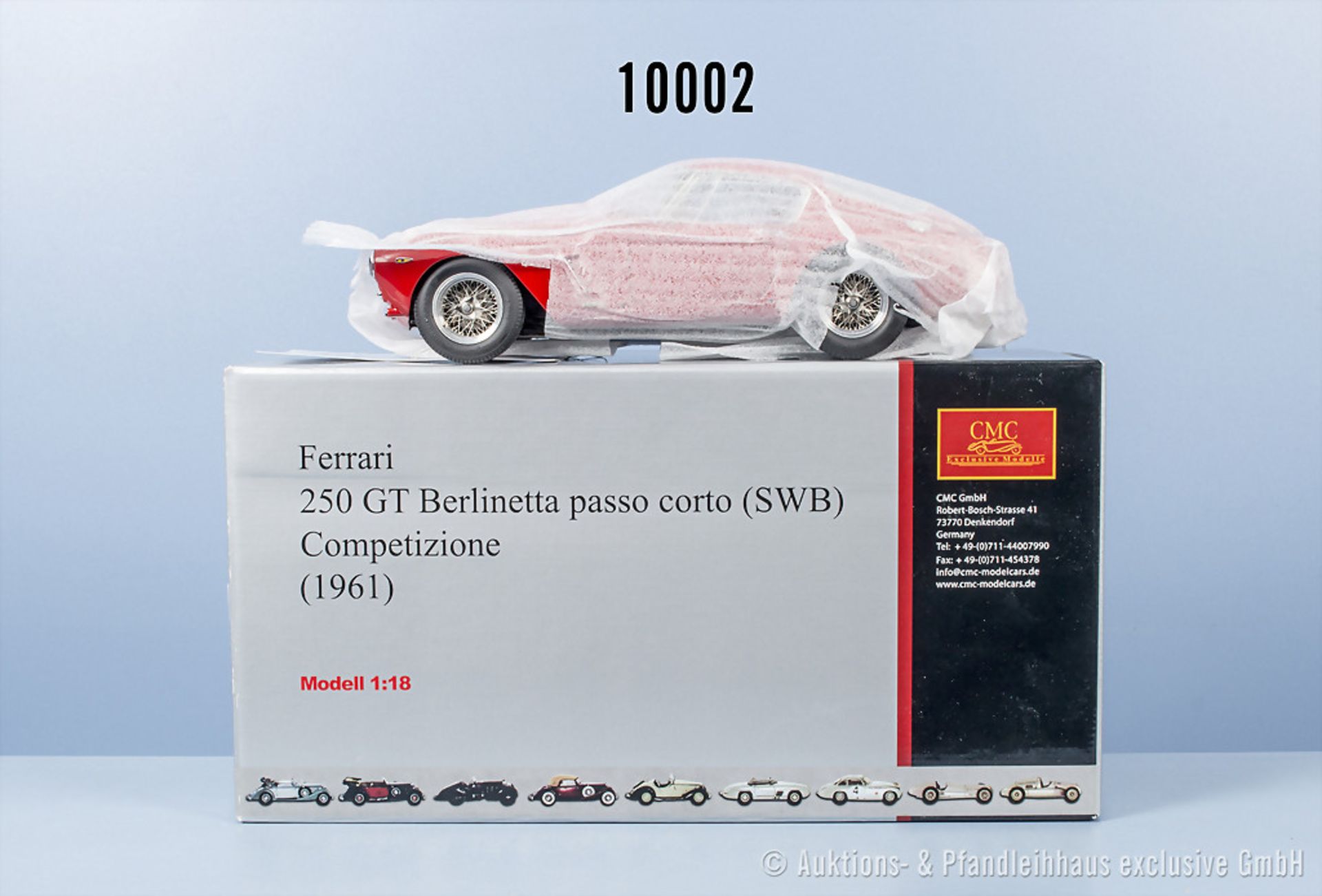 CMC M-077 Ferrari 250 GT Berlinetta passo corto SWB Competizione 1961, Metall, 1:18, Z ...