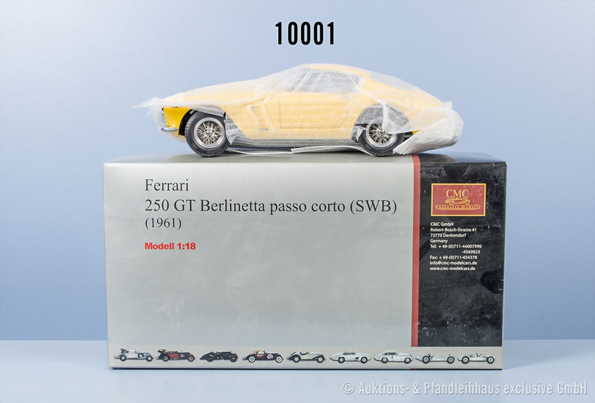 CMC M-054 Ferrari 250 GT Berlinetta passo corto SWB 1961, Metall, 1:18, Z 0, ...