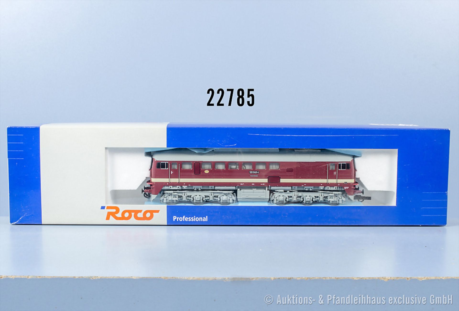 Roco H0 69393 Diesellok der DR, BN 120 048-4, mit Digitalschnittstelle, Z 1, in OVP, ...