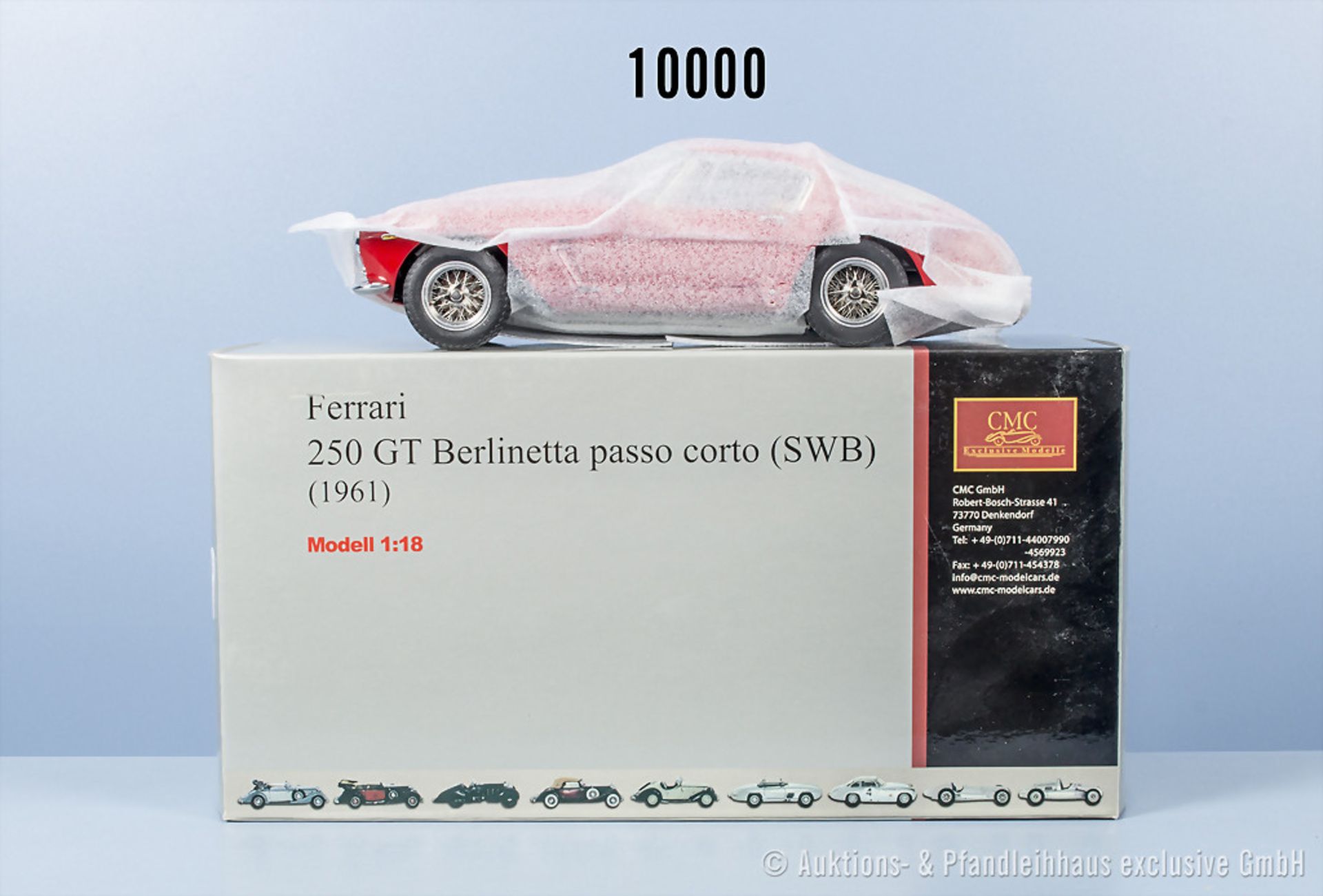 CMC M-046 Ferrari 250 GT Berlinetta passo corto SWB 1961, Metall, 1:18, Z 0, ...