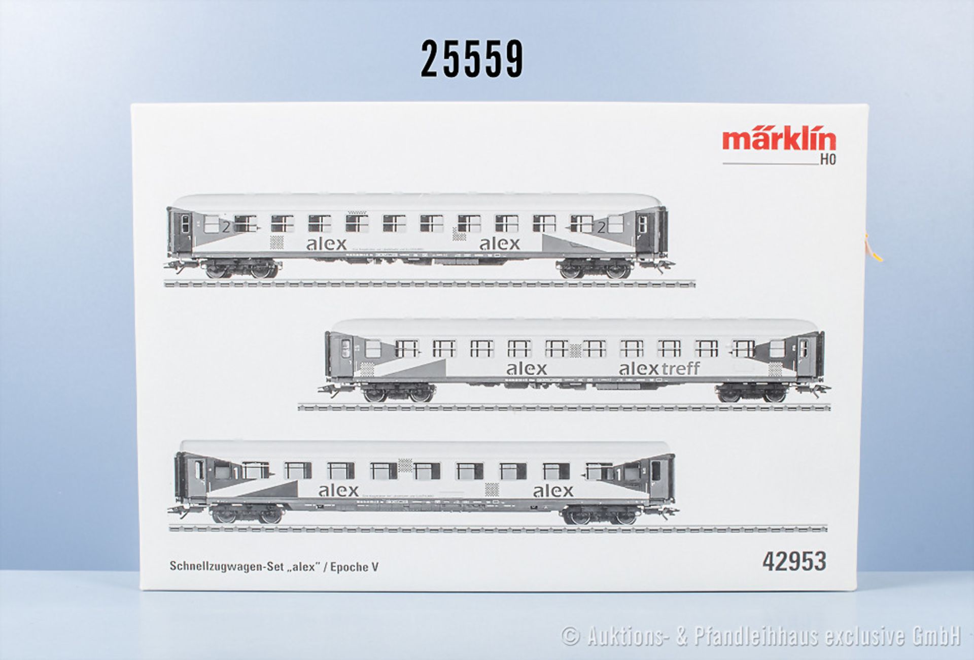 Märklin H0 42953 Wagenset "alex", Z 1, in OVP, teilweise ...