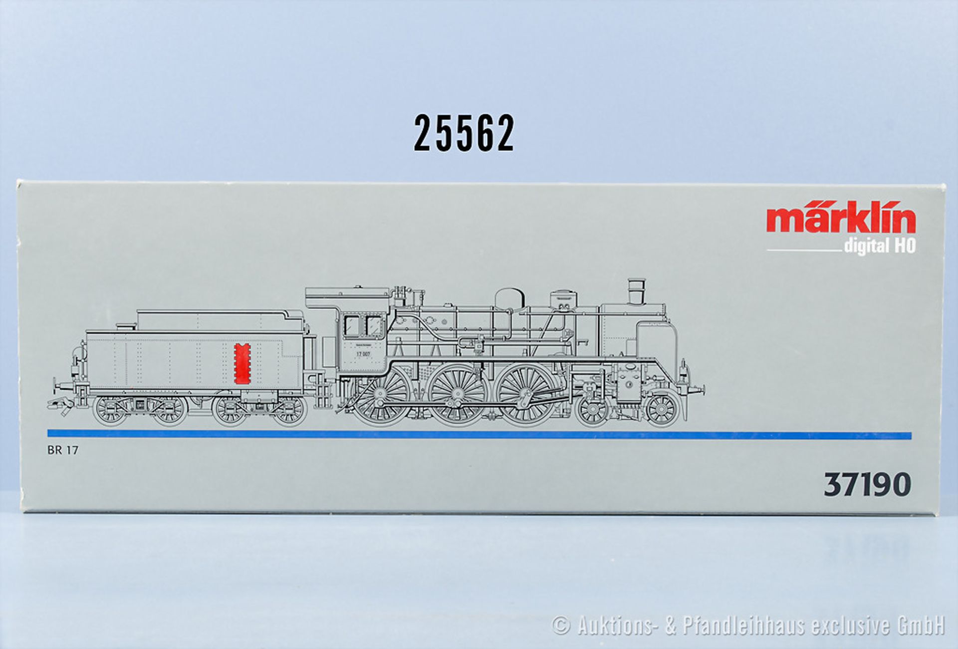 Märklin digital H0 37190 Schlepptenderlok der DRG, BN 17 007, Z 0-1, in ...