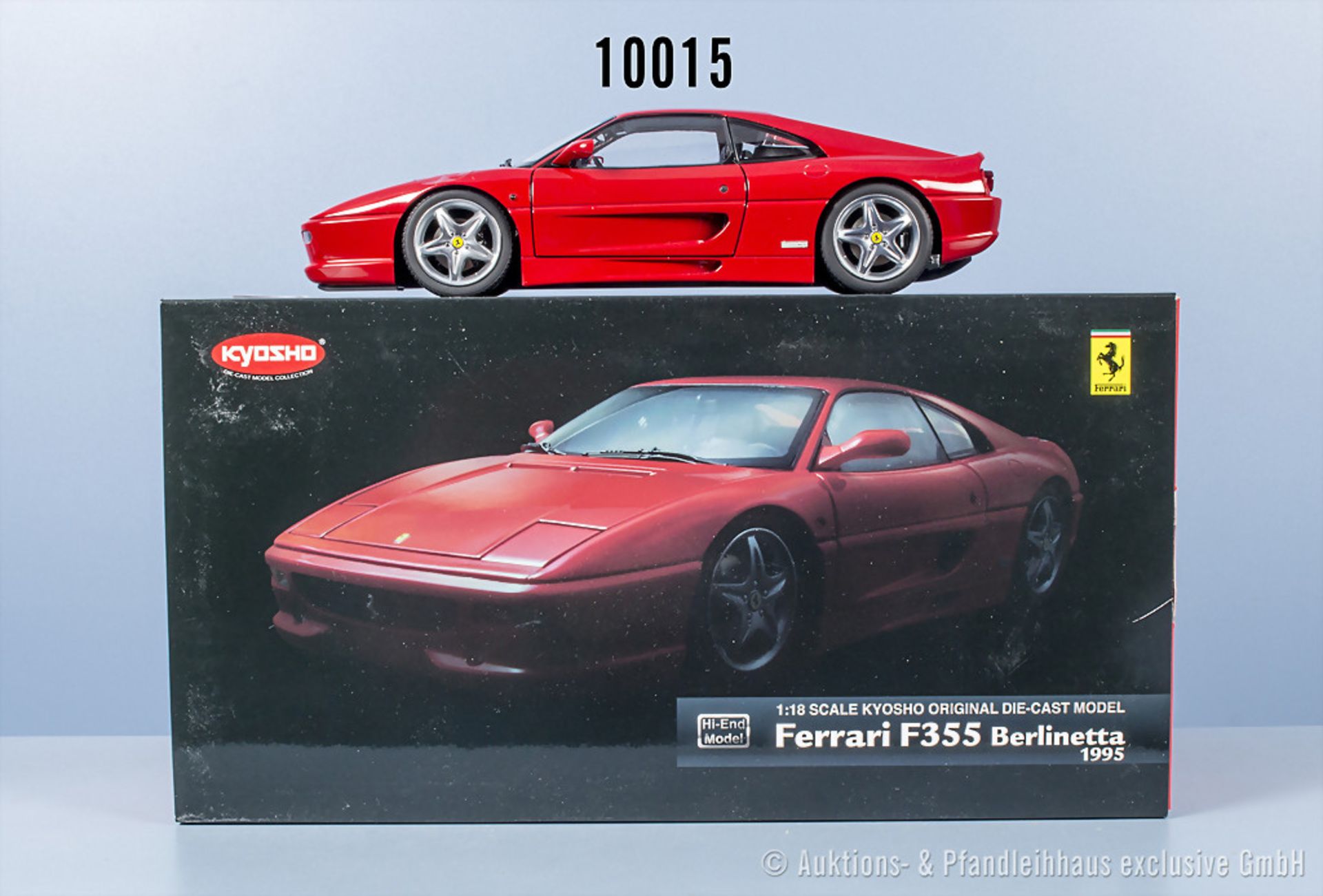 Kyosho 08881RBK Ferrari F355 Berlinetta 1995, Metall, 1:18, Z 0, ...