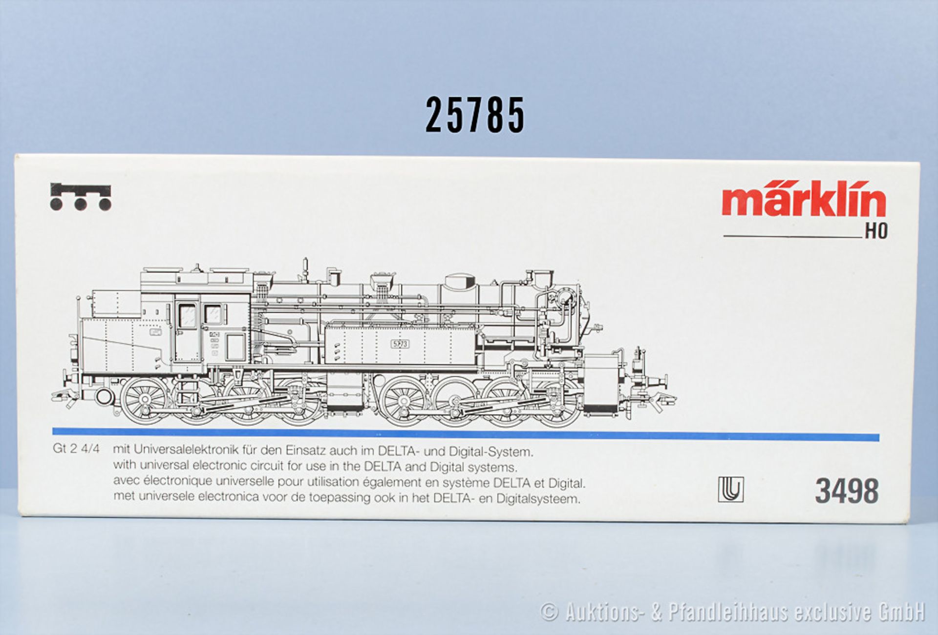 Märklin Delta digital H0 3498 Tenderlok der K.Bay.Sts.B., BN 5773, Z 2, in OVP, Räder ...