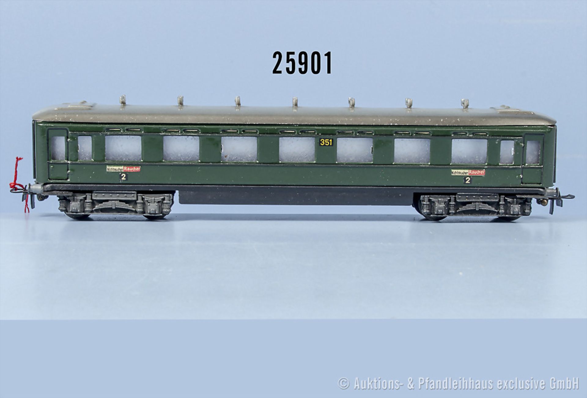 Märklin H0 351 Typ 5 Personenwagen, Z 2, mit kleinen ...