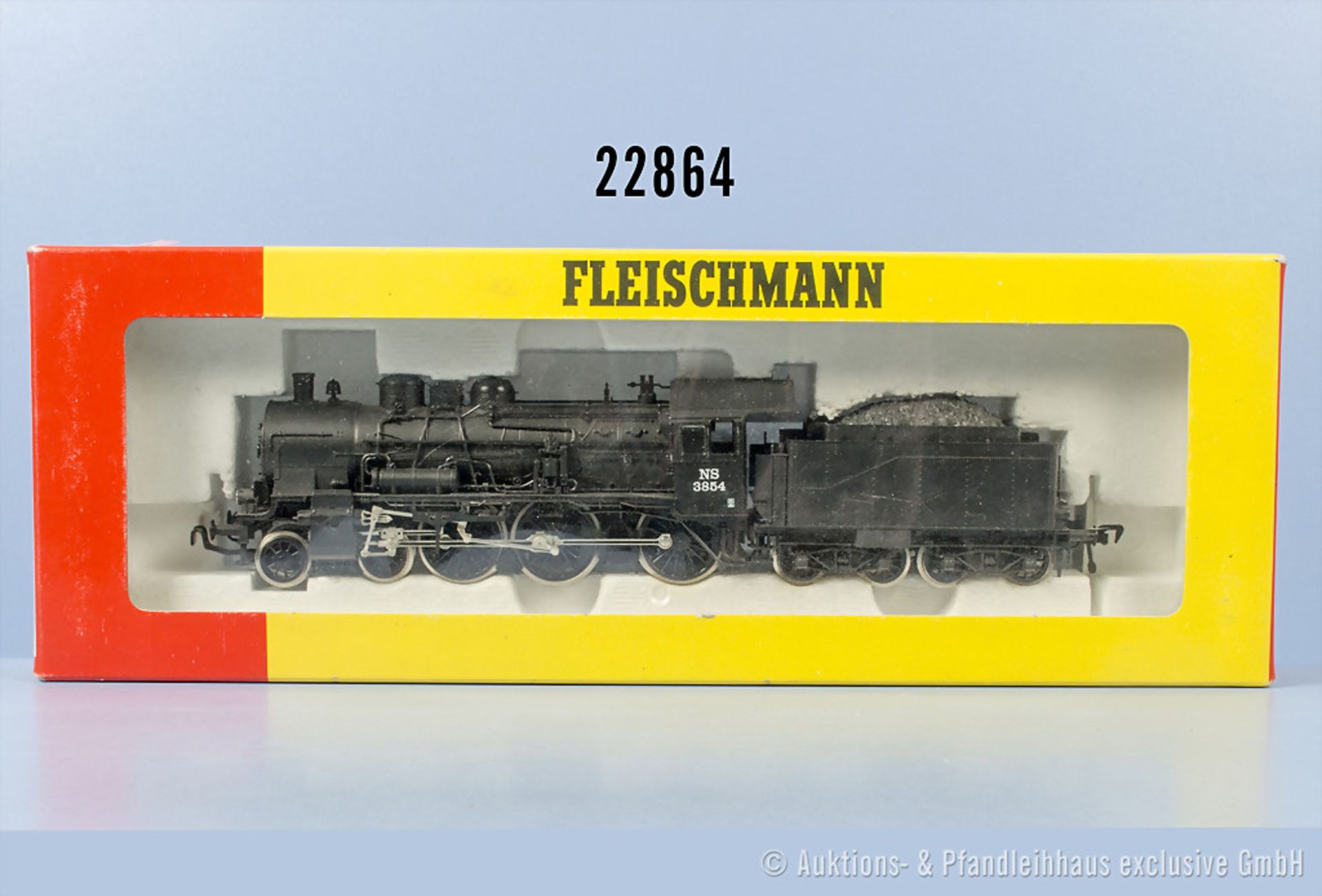 Fleischmann H0 4161 Schlepptenderlok der NS, BN 3854, Z 0-1, in ...